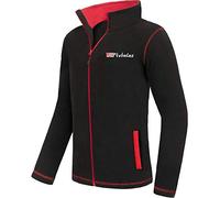 Nebulus BALTIC - Chaqueta de forro polar para hombre, con cremallera larga y cremallera completa, Negro , XL