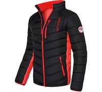 Nebulus GRAFFITY - Chaqueta de invierno para hombre, rojo/negro, S