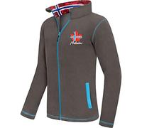 Nebulus Next - Chaqueta de forro polar para hombre, con cremallera larga y cremallera completa, Antra, S