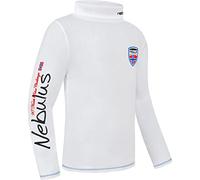Nebulus Rollkragenpullover Warmer - Punto Deportivo para Hombre, Color Blanco, Talla M
