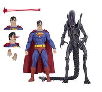 NECA 2019 SDCC Exclusive Superman vs Aliens - Pack de 2 figuras