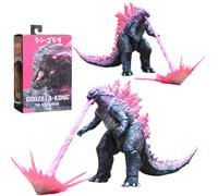 NECA 2024 Godzilla vs Kong: El Nuevo Imperio Película Figura de Acción Godzilla Ardiente Aliento Atómico
