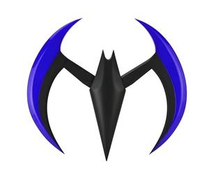 NECA- Batman Beyond Batarang Blue Replica Estatuas, Multicolor (84042)