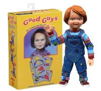 NECA Chucky Muñeco Halloween Juego de Niños Figura de Acción Good Guys Ultimate Juguete Vestido