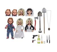 NECA- Chuck & Friends Pack 2 Figuras Ultimate Chucky & Tiffany, 14 a 99 años, Multicolor (NECA42114)
