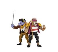 NECA Color (0634482541760) | Teenage Mutant Ninja Turtles Turtles In Time Figuras de acción de 15,24 cm - Pirate Bebop & Rocksteady