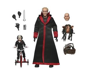 NECA Figura de acción Saw Ultimate Jigsaw Killer con Bata Negra de 7 Pulgadas