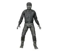 NECA - Figura de acción Universal Monsters Ultimate Wolf Man B&W 7, Color Blanco