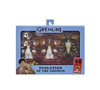 NECA - Gremlins - Figuras de acción a escala de 7 pulgadas - Juego de caja de 40 aniversario "Evolution of a Gremlin"