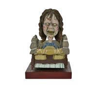NECA Head Knockers Line The Exorcist Regan in Bed Figura de Resina de 5.5 Pulgadas con Cabeza de balanceo y Cama
