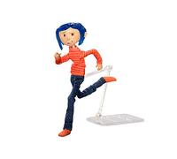 NECA Offiziell Coraline Coraline en Camisa a Rayas y Jeans mobiliche Actionfigur,Sammlerstück für Erwachsene,Halloween