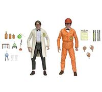 NECA Teenage Mutant Ninja Turtles 2: Secret of The Ooze - Figuras de acción a escala 1:7, Lab Coat Professor Perry y Hazmat Suit Professor Perry - Juego de 2 figuras