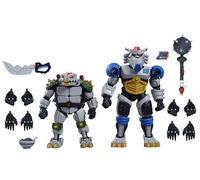 NECA - Teenage Mutant Ninja Turtles (dibujos animados de 1987) - Figura de acción a escala de 7 pulgadas - Robo Tokka y Rahzar paquete de 2