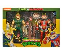 NECA - Teenage Mutant Ninja Turtles (dibujos animados de 1987) - Figuras de acción a escala de 7 pulgadas - Bugman y Electro paquete de 2