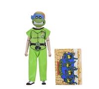 NECA - Teenage Mutant Ninja Turtles (dibujos animados) x Ben Cooper - Figura vestida de 6 pulgadas - Figura de disfraz de Leonardo