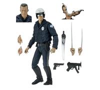 NECA Terminator 2 51914 Ultimate T-1000 Figura de policía de Motocicleta, 17,8 cm