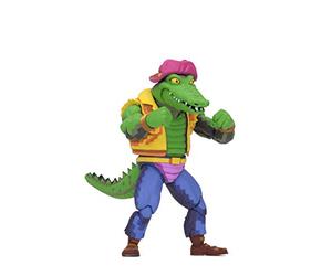 NECA TMNT Turtles in Time Series 2 Leatherhead 7" Scale Action Figure | Teenage Mutant Ninja Turtles - Figura de acción de 6 pulgadas Tortugas In Time Series 2 - Leatherhead