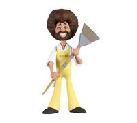 NECA Toony Classics: Bob Ross con mono figura de acciσn de 6 pulgadas