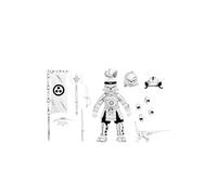 NECA Figura de acción Usagi Yojimbo Black & White – 18 cm – Edición limitada
