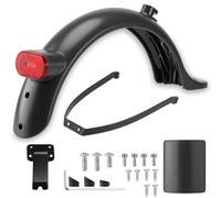 NECBAOA Guardabarros Patinete para Xiaomi M365, 1S, Essential, Pro, Pro 2 Patinete Electrico con Soporte de Metal, Soporte Guardabarros/Luz Trasera LED, Accesorio