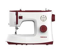 Necchi K417A - Máquina para coser, interior de fundición a presión de aluminio, carcasa de ABS, rojo, regular