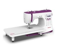 Necchi NC 204D Máquina de coser electrónica con prensatelas remallador, mesa extensible y joya Morellato de regalo