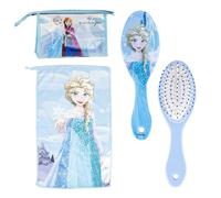 Neceser aseo viaje accesorios frozen con peine, toalla y bolsa de froz