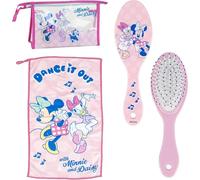 Neceser Aseo Viaje Accesorios Minnie con Peine, Toalla y Bolsa de Minnie - Neceser Aseo Minnie para Viaje o Escuela