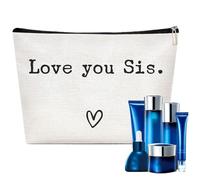 Neceser Best Sister Ever, Neceser De Viaje Best Sister Ever | Neceser Grande Regalos para Hermanas - Divertidos Regalos de cumpleaños de Navidad, Organizador de Viaje para Hermanas