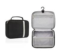 Neceser colgante para hombre, bolsa de viaje pequeña con gancho resistente, bolsa de ducha impermeable y kit de dopp, bolsas de aseo ligeras para hombre para artículos esenciales de baño