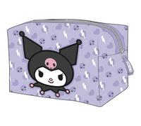 Neceser de Aseo para Viaje Hello Kitty y Kuromi / Estuche de Cosméticos Compacto y Organizador para Maquillaje y Accesorios