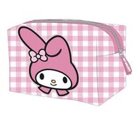 Neceser de Aseo para Viaje Hello Kitty y My Melody | Estuche de Maquillaje Portátil con Diseño Kawaii para Niñas y Mujeres