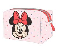 Neceser de Aseo para Viaje Minnie Mouse | Estuche Portátil para Maquillaje y Cosméticos con Diseño Clásico de Disney