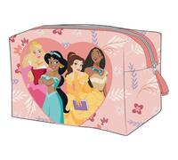 Neceser de Aseo para Viaje Princess Disney | Estuche Portátil para Maquillaje y Accesorios de Higiene con Diseño de Princesas
