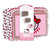 Neceser de Aseo para Viaje Set Hello Kitty | Set de Estuches de Maquillaje con Diseño Kawaii para Niñas y Mujeres
