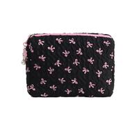 Neceser de gran capacidad, con lazos, maquillaje, viajes, cosméticos, cosméticos, bolsa de cambio para mujer, lazos de gran capacidad, bolsa de cambio de lavado, cosméticos estéticos, I, Mass Beauty