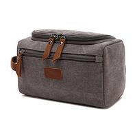 Neceser de Lona para Hombre, Kit Dopp de Afeitado para Lavado, Bolsa de Maquillaje de Viaje para Mujer, Organizador de Estuche
