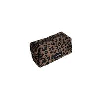 Neceser de Maquillaje Bolsa de Maquillaje con Estampado de Leopardo de 3 Piezas, Bolsa organizadora de Maquillaje de Gran Capacidad, Bolsa de Almacenamiento versátil for cosméticos. Bolsas Aseo