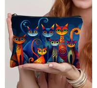 Neceser de Maquillaje con Cremallera - Bolso Cosmético de Viaje y Plegable, Organizador de Artículos de - Regalo para Mujeres, Maestras y - Neceser - Bolsa de Almacenamiento