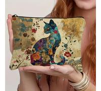 Neceser de Maquillaje de Moda con Cremallera - Bolsa Cosmética de Viaje y Plegable y Bolsa de Almacenamiento de Artículos de - para Mujeres, Maestras y - Neceser - Bolsa de Almacenamiento