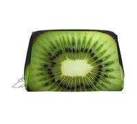 Neceser de Maquillaje de Piel Kiwi Slice, Impermeable, Organizador de cosméticos, pequeño Neceser con Cremallera, Neceser de Viaje portátil para Mujeres y niñas.