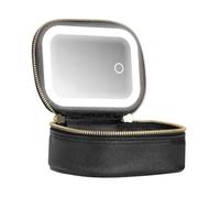 Neceser De Maquillaje LED Estuche Organizador De Cosméticos Ligero | Neceser De Maquillaje Con Carga USB Y Luz LED De 3 Brillos Ajustables Para Mujeres, Adolescentes, Retoques En Viajes Y , Y