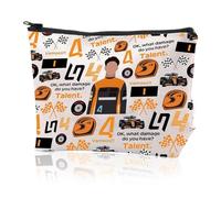 Neceser de maquillaje para amantes de las carreras, regalos Ok What Damage Do You Have Talent Schminktasche für Abschied Dankeschön Geschenke tragbar Kulturtasche Damen für Reise Alltagsleben, Blanco,