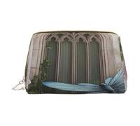Neceser de maquillaje para mujer, cepillo para el cuidado de la piel, organizador de viaje, bolso grande para maquillaje, accesorios, bolsa de mano The Door of Dreams, Blanco, Talla única