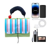 Neceser De Maquillaje Para Viajes Neceser De Cosmética Plegable Con Gran | Organizador Cosmético Impermeable De Gran Capacidad Con Cierre Enrollable Para Mujer, Baño Y Ducha