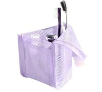 Neceser de pie - Organizador plegable impermeable para colgar - de almacenamiento de viaje para artículos de tocador, para limpiador facial, loción, pasta de dientes, jabón, camping, viajes de