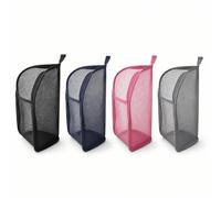 Neceser de pie, paquete de 4 bolsas de aseo portátiles y ligeras para viajes, malla EVA, gran capacidad, impermeable, organizador de artículos de aseo personal, artículos esenciales de viaje para