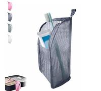 Neceser de pie, portátil, ligero, de viaje, bolsa de almacenamiento de cepillo de dientes de EVA, bolsa de almacenamiento de cosméticos portátil para colgar, Black, Clásico