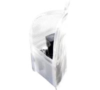 Neceser de pie, portátil, ligero, de viaje, bolsa de almacenamiento de cepillo de dientes de EVA, plegable, transparente, para viajes, organizador de cosméticos (blanco), Blanco, 22*13*13cm/8.66*5.12