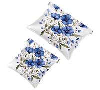 Neceser de piel para mujer, impermeable, sin cremallera, con cierre automático, para niñas, mini bolso para el día de San Valentín, corazones y purpurina, multicolor 04, 7,1 x 5,8 pulgadas / 4,7 x 4,5